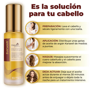 OFERTA COMBO MASCARILLA + ACEITE CAPILAR KARSEELL - TRATAMIENTO INTENSIVO  - ENVÍO GRATIS