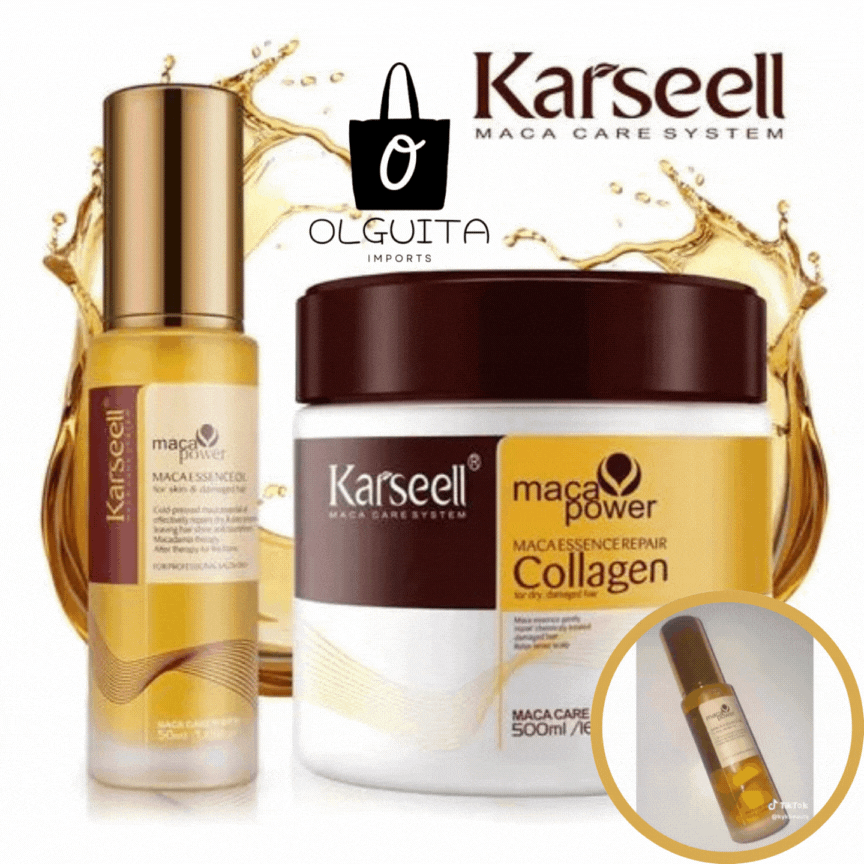 OFERTA COMBO MASCARILLA + ACEITE CAPILAR KARSEELL - TRATAMIENTO INTENSIVO  - ENVÍO GRATIS